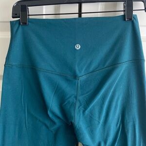 Lululemon size 8 25” Align Leggings in Dark Teal